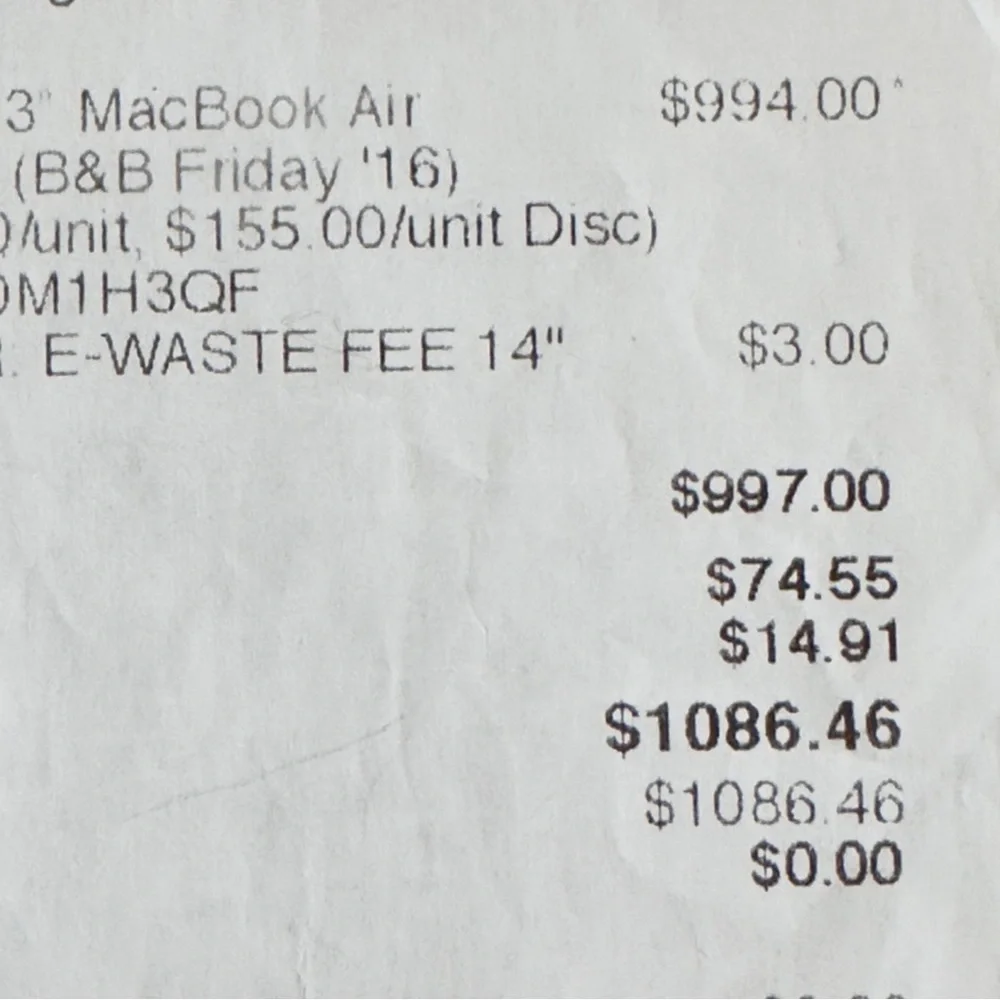 Apple MacBook Air Laptop i5 1.6GHz 13
